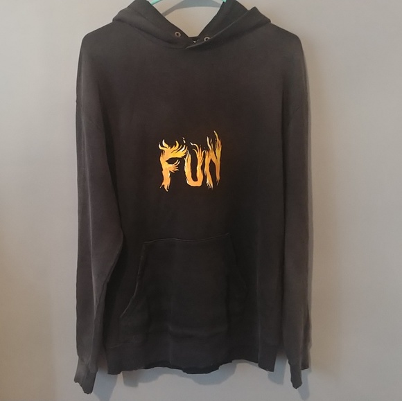 Givenchy washed fun distressed hoodie sweatshirt L - Picture 2 of 5